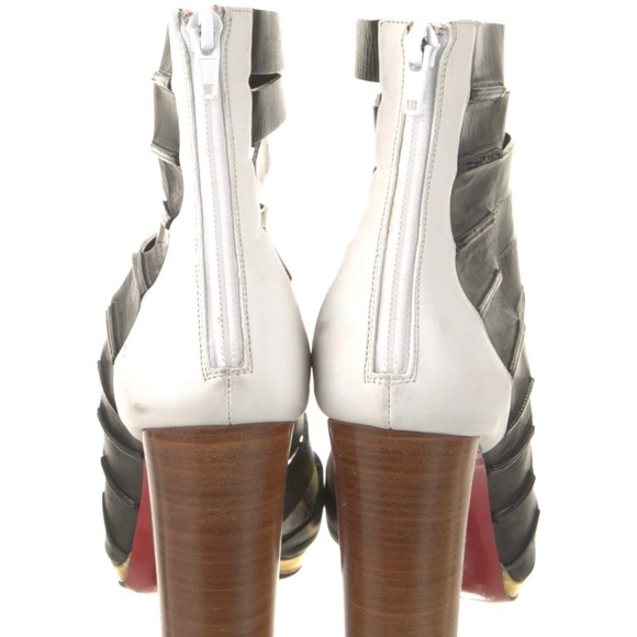 CHRISTIAN LOUBOUTIN Decoupata 120 Leather Gladiator Sandals - Picture 5 of 6